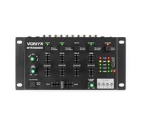 Vonyx Table de mixage STM3025 – 4 canaux, USB, Bluetooth