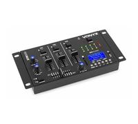 Vonyx STM3030 Table de Mixage 4 Canaux - Port USB, Technologie sans Fil Bluetooth, 2 Canaux Phono/Ligne Commutables, 1 canal MP3/Ligne, 2 Entrées Micro, Sortie Casque, Idéal pour DJ Mobile