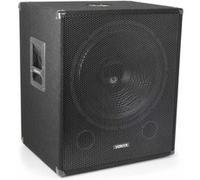 Vonyx Caisson de basse amplifié SWA18 1000W, Subwoofer DJ 18" Insert pied, solide et transportable