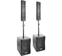 VONYX Système Audio 2.2 Actif 1500W avec 2X Sub et 2X Top - Idéal pour Animer Vos Soirées