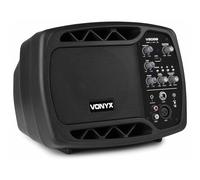 Vonyx Enceinte active V205B – Grave 5" Bluetooth USB Entrée MIC/Guitare Compacte