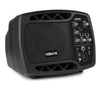 Vonyx V205B Enceinte de retour amplifiée - 80 Watts
