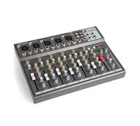 VONYX VMM-F701 Table de Mixage 7 Canaux - Port USB, 5 x Entrée Mic/Ligne Mono, 1 x Entrée Ligne Stéréo, Sortie principale Stéréo Jack 6,35mm, Sortie Casque, pour Application Studio ou sur Scène
