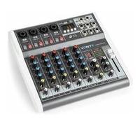 Vonyx Table de mixage VMM-K602 – 6 canaux, Bluetooth, USB, 16 effets, égaliseur, idéal chants & DJ