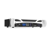 Vonyx VPA600 - Amplificateur Digital 2X 300W, Technologie sans Fil Bluetooth, Record MP3, USB/SD, Entrées RCA, Prise Jack 6,35mm, Écran LED en Façade, Télécommande Incluse, Parfait pour DJs