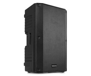 VONYX VSA12 Enceinte Active Amplifiée 12" - Puissance 800 Watts Max, Entrées Guitare, Ligne et Micro, Moniteur de Scène, Structure Robuste, Idéale pour Le Transport et Une Utilisation Mobile