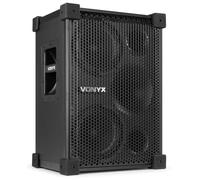 Vonyx VSB210 Enceinte Active Amplifiée Sono 1200W, Système Audio Mobile 2X 10 sur Batterie avec Bluetooth