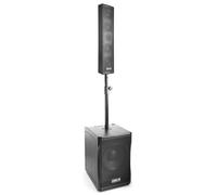 Vonyx Système triphonique VX1200 – 750W, caisson de basse, MP3/SD/USB/AUX, avec micro