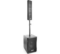 Vonyx Système triphonique VX1200 – 750W, caisson de basse, MP3/SD/USB/AUX, avec micro