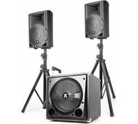 Vonyx Système triphonique 2.1 VX800BT – Caisson de basse 800W, Micro, BT/SD/USB/AUX