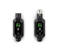 Vonyx Système audio sans fil WAT200 - UHF 16 canaux, Émetteur + Récepteur XLR 3 broches, 70 m, 5 h