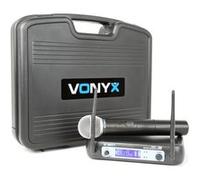 Vonyx Wm511 - Système Microphone Vhf, Micro Main Sans Fil, Fréquence 200.175 Mhz G