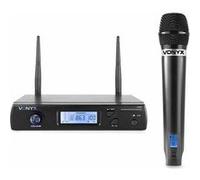 Vonyx WM61 - Microphone sans Fil UHF, 16 Canaux, Micro sans Fil, Idéal pour Karaoké, Conférences et Présentations