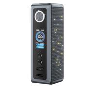 Voo Poo Vinci Spark 100 mod | cigare de type boîte à cigares 100W e avec batterie 18650 Smart/RBA/Eco prise en charge sans/uforce - X Nano Tank (Mod Only, sans nicotine) (Gris métal)