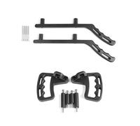 Voodonala Ensemble de poignées de Barre d'appui Avant et arrière pour Jeep JK Wrangler & Unlimited 2007-2019 (Noir)