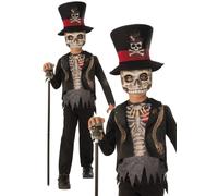 Voodoo Costume Garçon Halloween Squelette Enfants Déguisement Jour De The Daed