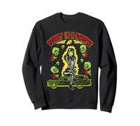 Voodoo Creepers, Fille Gothique Sexy excitée dans Un corbillard Sweatshirt