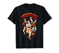 Voodoo Girl Pinup Sorcière Magique Noire T-Shirt