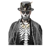 Voodoo Haut Chapeau Adultes Halloween Victorien Sorcier-Docteur Vapeur Punk Robe