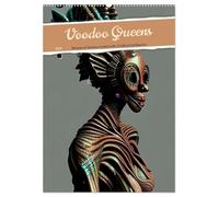Voodoo Queens (Wall Calendar 2026 DIN A2 portrait), CALVENDO 12 Month Wall Calendar: Women of Voodoo created with Artificial Intelligence