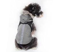 VOODUE Gilet imperméable for Chien, Veste imperméable for Animaux de Compagnie, vêtements for Petits et Moyens Chiens, Manteau for Chiot et Carlin(Gris,XL)