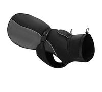 VOODUE Gilet imperméable for Gros Chien, Veste d'hiver réfléchissante, vêtements for Animaux de Compagnie, Manteau for Chiens de Taille Moyenne et Grande, Berger Allemand(Noir,XL)