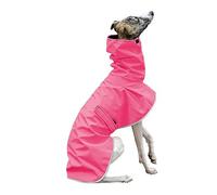 VOODUE imperméable pour Chien Vêtements for lévriers Italiens, Manteau Whippet imperméable, vêtements d'hiver réglables for lévriers, vêtements Chauds en Polaire for Chien, Veste Chaude (Color : ros