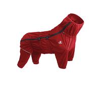 VOODUE Manteau for Chien de Compagnie, Veste d'extérieur, vêtements Chauds d'hiver, Combinaison imperméable réfléchissante for Chiens de Taille Moyenne et Grande(Red,4XL Plus)