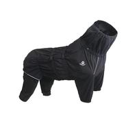 VOODUE Manteau for Chien de Compagnie, Veste d'extérieur, vêtements Chauds d'hiver, Combinaison imperméable réfléchissante for Chiens de Taille Moyenne et Grande(Noir,XX-Large)