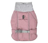 VOODUE Vêtements for Chiens, Veste d'hiver de Luxe, imperméable, Doux, rembourré, Chaud, Manteau réfléchissant for Animaux de Compagnie, Tenue réfléchissante(Pink,XXL)