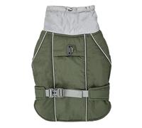 VOODUE Vêtements for Chiens, Veste d'hiver de Luxe, imperméable, Doux, rembourré, Chaud, Manteau réfléchissant for Animaux de Compagnie, Tenue réfléchissante(Vert,M)
