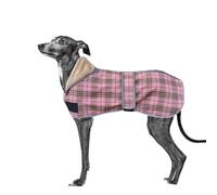 VOODUE Whippet Dog Autumn Winter Warm Clothes Greyhound Large, Medium Small Dogs Thick Windproof Pet Cotton Clothes(Pink,M)