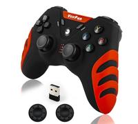 VooFun Manette PC, Manette PS3 Gamepad PC avec Hall Joystick (Anti Drift), Double Vibration, 2,4G Sans Fil Gamer Manettes pour Windows 11/7/8/10, PS3, Steam, Raspberry Pi, Android Smart TV, TV Box
