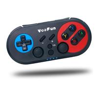 VooFun Manette Switch, Manette PC Sans Fil, Bluetooth Manette pour Switch/Lite/OLED, PC Windows, PS3 avec Gyroscope 6 Axes Sensor, Double Vibration, Fonction Turbo, Wake-up Switch Console