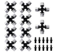 VooGenzek 10 Pièces Atomise à 4 Voies Buse, Buse D'atomisation Croisée en Plastique, Jardinage Serre Atomisation Micro Buse avec Connecteur Barbelé, pour Jardin, Pelouse, Gris