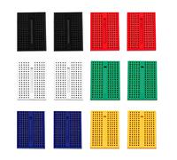 VooGenzek 12 Pièces SYB-170 Kit de Prototype Sans Soudure, PCB Prototype Sans Soudure, pour Projets Arduino et Raspberry PI (6 Couleurs avec Ruban Adhésif Double Face)