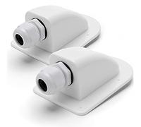 VooGenzek 2 Pièces Presse Étoupe Solaire d'entrée de Câble Étanche pour Câble 6-12 mm, ABS IP68 Solaire Seul Entrée de Câble Gland pour Panneaux Solaires de Camping-Car, Caravane, Bateau
