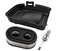 VooGenzek 594575 Couvercle de Filtre à Air, Bougie d'allumage F6TC, Filtre à Air Tondeuse, Compatible avec Moteur Briggs & Stratton Série 650EXI 675EXI 675IS Remplace 594575 798452