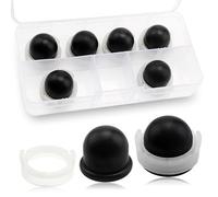 VooGenzek 6 Pièces 694394 Poire D'amorce de Carburateur, Pompe D'amorçage Compatible avec Briggs & Stratton 494408 5084 (Noir)