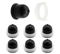 VooGenzek 6 Pièces 694395 Poire D'amorce de Carburateur, Pompe D'amorçage Compatible avec Briggs & Stratton 496115 4180 5085 (Noir)