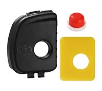 VooGenzek Couvercle de Filtre à Air 595660 et Filtre à Air en Mousse 799579 et 594281 Pompe d'amorçage, Compatible avec Briggs & Stratton 590581 08P502 08P602 09P602