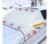 VOOIV Couverture Pare-Brise Voiture pour DS 3 /DS 3 Crossback/DS 3 Crossback E-Tense/DS 3 E-Tense, Bâche Pare Brise Protection Magnétique Universelle Couverture Pare Brise pour Anti-Givre