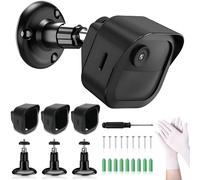 Vookkp 3 Pièces Support de Caméra Blink Extérieure+3 Pièces Blink Camera Boîtier de Protection, Support pour Caméra Blink Outdoor Mural Réglable à 360° pour Blink Outdoor 4 et 3