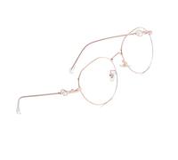 Voolga Lunette Anti Lumiere Bleue Enfant pour Écran, Vintage Leger Lunettes Gaming Monture Metalique Lunettes Anti Lumière Bleue Homme Femme C2