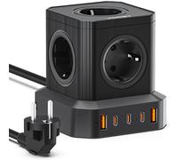 VOOMY Multiprise et Chargeur USB 100 W pour iPhone, iPad, Samsung Galaxy S7/S6/S7 Edge/S6 Edge+