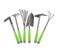 Voor Kleding Meubel Bank Bed Tapijt Auto St Ensemble d'outils de Jardin résistants 6 pièces Ergonomique Robuste en d'aluminium