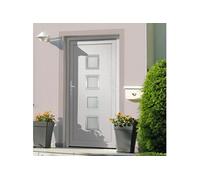 vidaXL Porte d'entrée blanc 98x190 cm PVC
