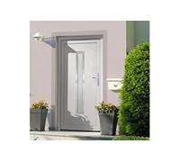 vidaXL Porte d'entrée blanc 98x190 cm PVC