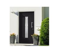 Porte d'entrée principale Anthracite 98x208 cm