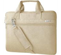 Voova Sac Pochette Ordinateur Portable 13-17,4 Pouces, Protection 360°, Bandoulière Poignée, Compatible Macbook Dell Acer ASUS HP Huawei Lenovo